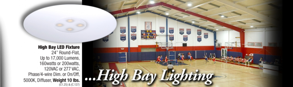 Silescent Lighting High Bay LED Lighting Fixture installation